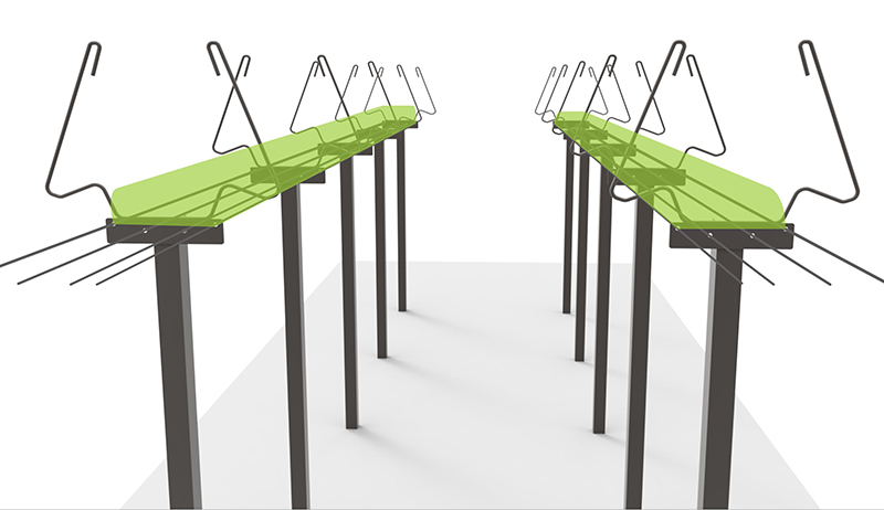 الجدول أعلى الفراولة المتزايد agrow النظام